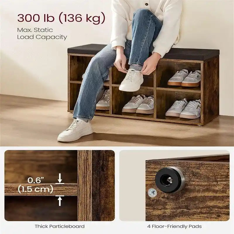 Organisateur de rangement pour chaussures - 11,8P x 34,2L x 18,9H