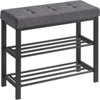 3-Tier Shoe Rack for Entryway - 12.2D x 31.9W x 19.3H