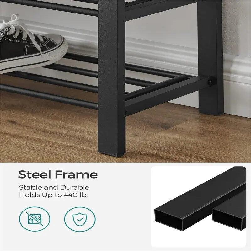 Étagère à chaussures à 3 niveaux pour entrée - 12,2P x 31,9L x 19,3H