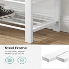 Étagère à chaussures à 3 niveaux pour entrée - 12,2P x 31,9L x 19,3H