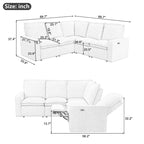 Fauteuil inclinable électrique Canapé d'angle en L, Siège de cinéma maison Fauteuil moelleux