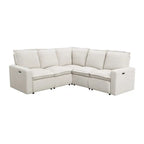 Fauteuil inclinable électrique Canapé d'angle en L, Siège de cinéma maison Fauteuil moelleux