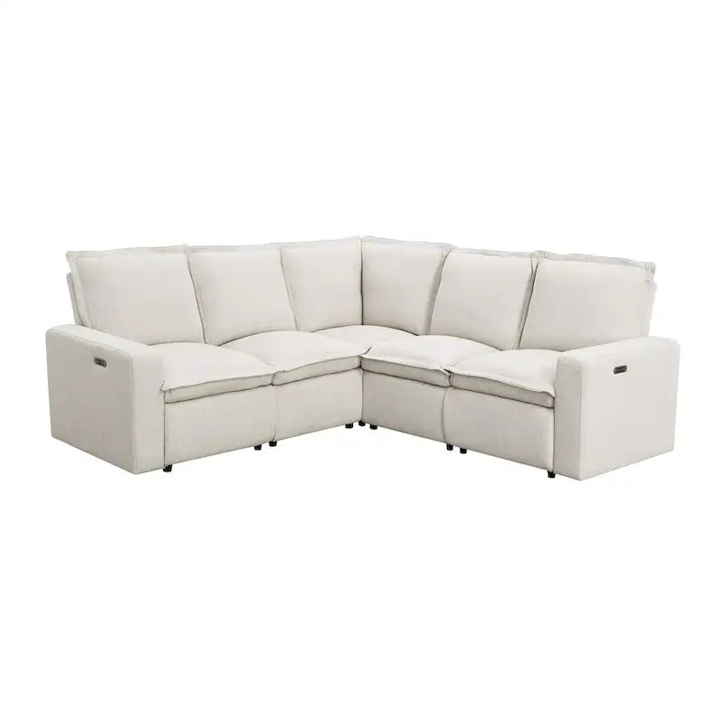 Fauteuil inclinable électrique Canapé d'angle en L, Siège de cinéma maison Fauteuil moelleux