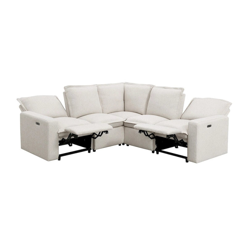 Fauteuil inclinable électrique Canapé d'angle en L, Siège de cinéma maison Fauteuil moelleux