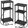 Table d'appoint étroite avec station de charge - 39P x 30L x 58H