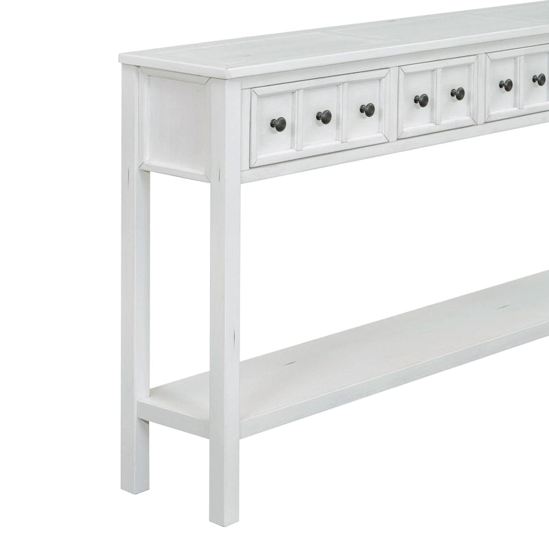 Console d'entrée rustique avec rangement