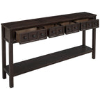 Console d'entrée rustique avec rangement