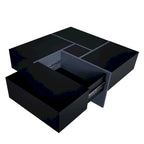 Table basse avec 4 compartiments de rangement cachés