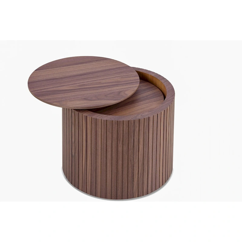 Tables gigognes lot de 2, ensemble de tables basses en MDF pour salon