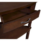 33.8Petite Table d'angle triangulaire, Table d'appoint d'angle en bois pour petits espaces, Table d'appoint d'angle à 3 niveaux avec pieds en bois massif