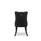 Ensemble de salle à manger East West Furniture composé d'une table rectangulaire en bois et de chaises rembourrées, jacobéen (options de pièces)