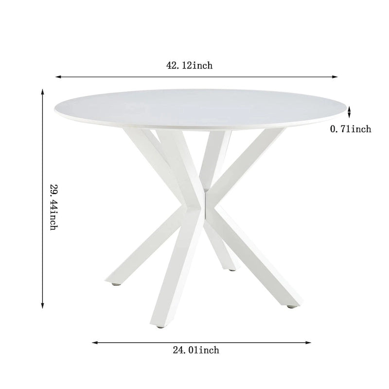 Ensemble de salle à manger/cuisine 5 pièces du milieu du siècle pour 4 à 6 personnes