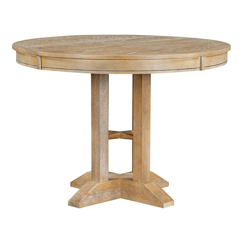Table de salle à manger Nestfair de style rétro avec plateau extensible - S.O.