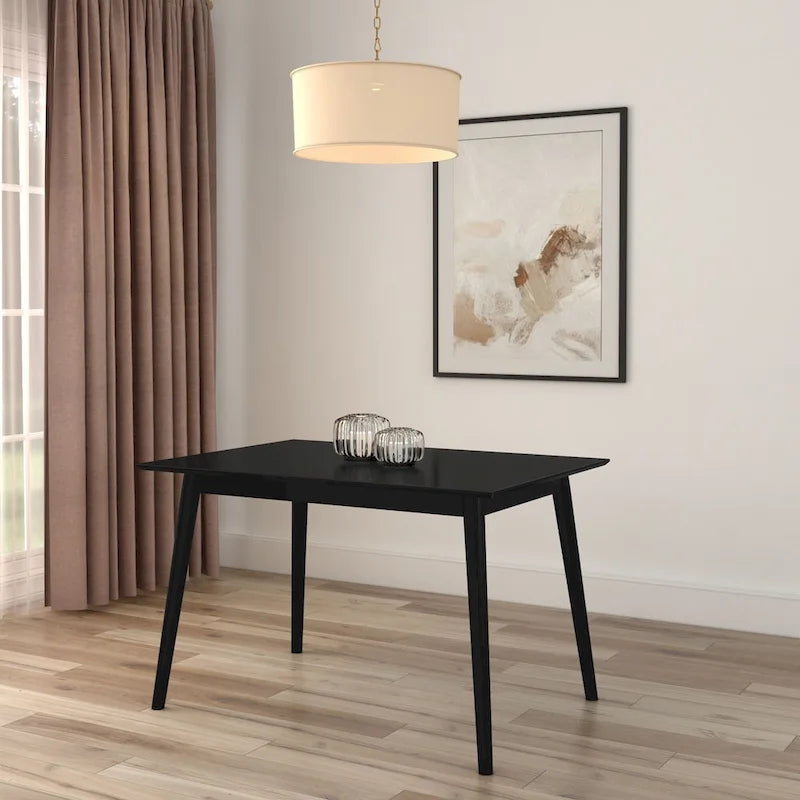 Table à manger moderne du milieu du siècle avec plateau et poutres - 48