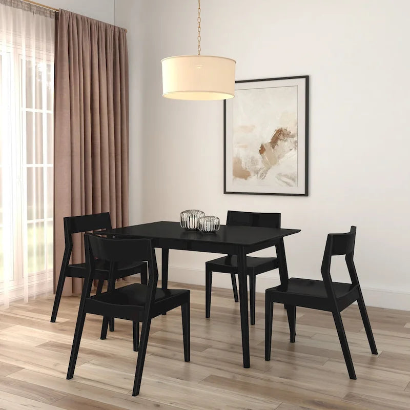 Table à manger moderne du milieu du siècle avec plateau et poutres - 48