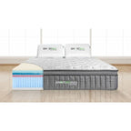 Matelas en mousse à mémoire de forme mi-ferme GhostBed Flex Hybrid 13 pouces