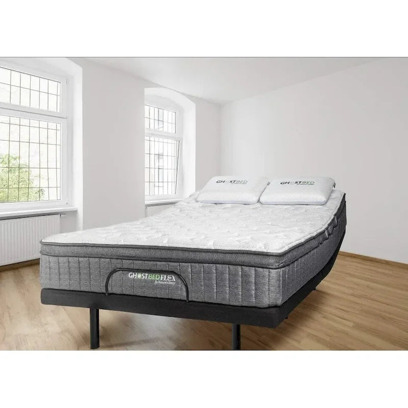 Matelas en mousse à mémoire de forme mi-ferme GhostBed Flex Hybrid 13 pouces