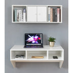 Bureau d'ordinateur mural