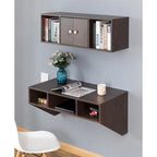 Bureau d'ordinateur mural