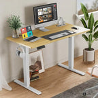 Bureau assis-debout électrique réglable en hauteur, bureau d'ordinateur ergonomique assis-debout, 55 x 24