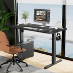 Bureau assis-debout électrique réglable en hauteur, bureau d'ordinateur ergonomique assis-debout, 55 x 24