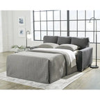 Canapé-lit Signature Design by Ashley Rannis, couleur étain, 76 larg. x 40 prof. x 39 haut.