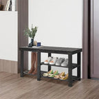 Banc à chaussures pour entrée - 33,5P x 11,02L x 17,7H