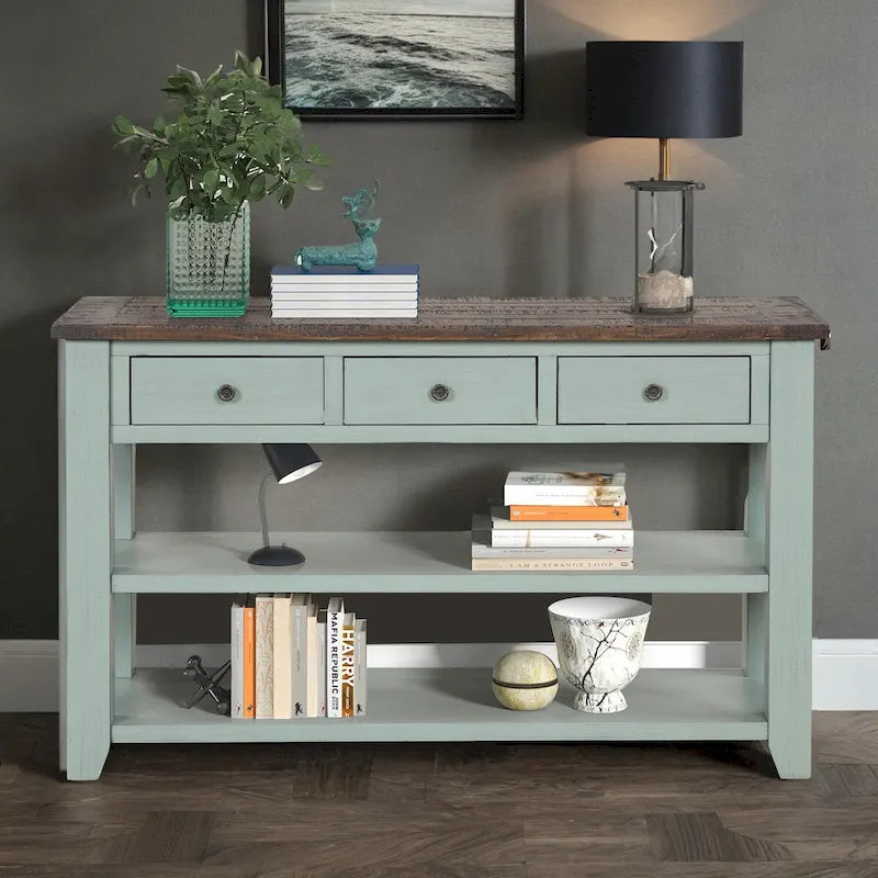 Table de canapé moderne en bois massif