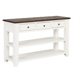 Table de canapé moderne en bois massif