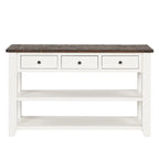 Table de canapé moderne en bois massif