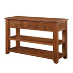 Table de canapé moderne en bois massif