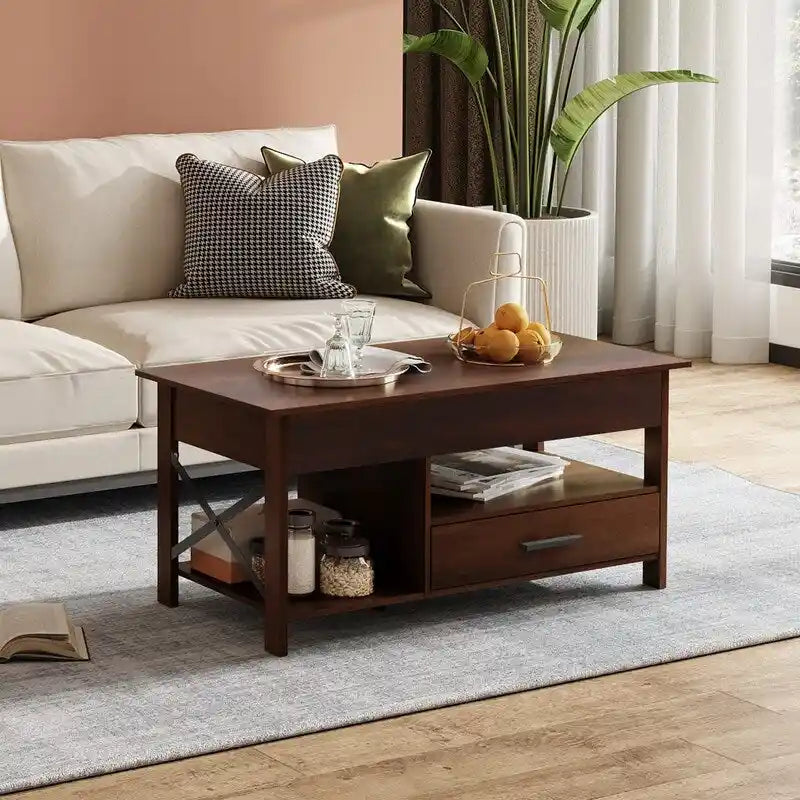Table Basse Relevable - 18,9P x 38,58L x 17,83H