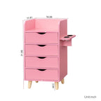 Meuble de Rangement de Salon à 4 Niveaux