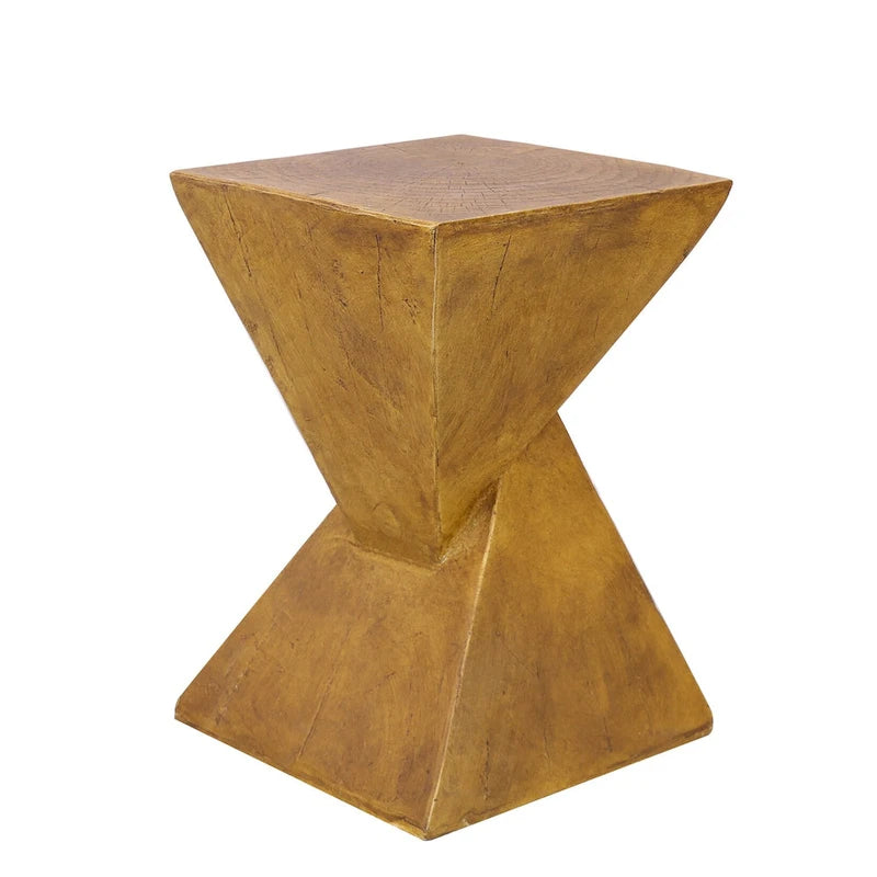 Table d'appoint de jardin/terrasse en béton léger moderne - 12x12x18