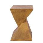 Table d'appoint de jardin/terrasse en béton léger moderne - 12x12x18