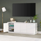 Meuble TV rectangulaire Plympton pour téléviseurs jusqu'à 75 po - 68 po de large