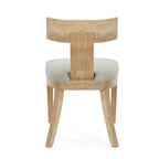 Chaises de salle à manger rembourrées Fescue avec dossier à lattes en hévéa (lot de 2) par Christopher Knight Home