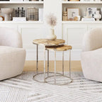 Tables gigognes Bari naturel