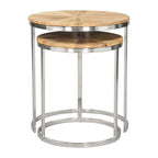 Tables gigognes Bari naturel