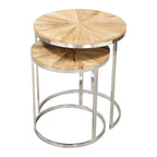 Tables gigognes Bari naturel