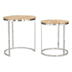 Tables gigognes Bari naturel