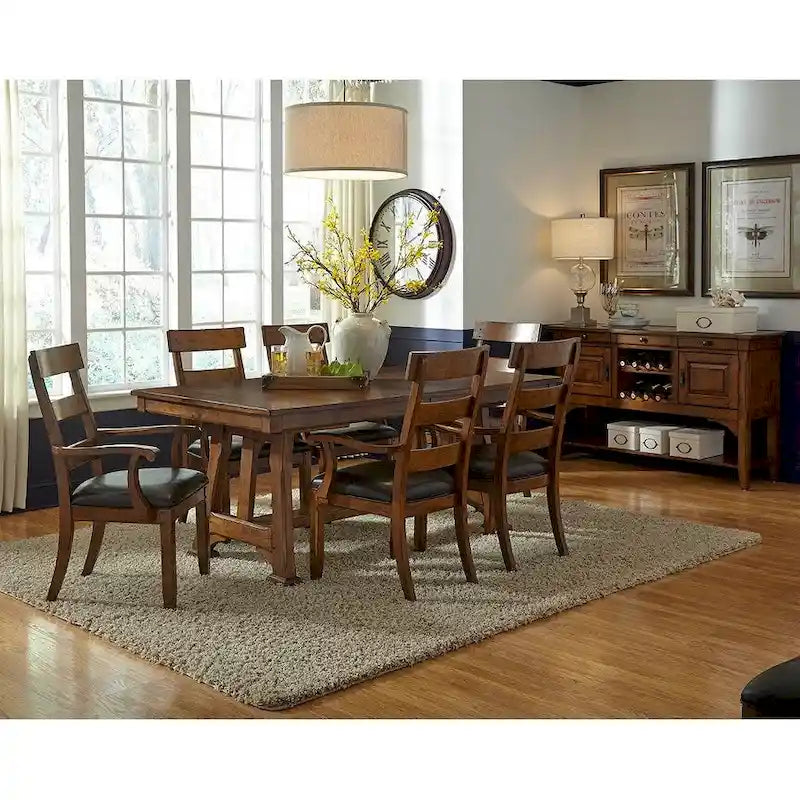 Chaises avec accoudoirs Simply Solid Kern en bois massif (Lot de 2)
