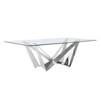 Table à manger en verre