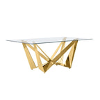 Table à manger en verre