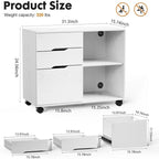 Classeur 3 tiroirs - 31.3P x 15.7L x 24.4H