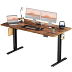 Bureau d'ordinateur ergonomique réglable en hauteur électriquement