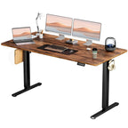 Bureau d'ordinateur ergonomique réglable en hauteur électriquement