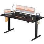Bureau d'ordinateur ergonomique réglable en hauteur électriquement