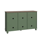 Buffet bahut de cuisine de style vintage de 55 po avec tiroirs - 55 po de largeur