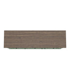 Buffet bahut de cuisine de style vintage de 55 po avec tiroirs - 55 po de largeur